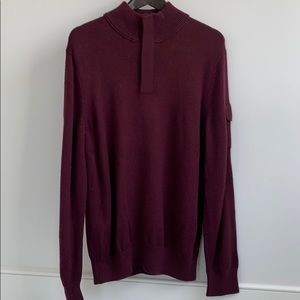 Banana Republic wine red sweater